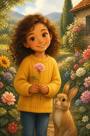 A children's bedtime story illustration in the Hand-painted film style