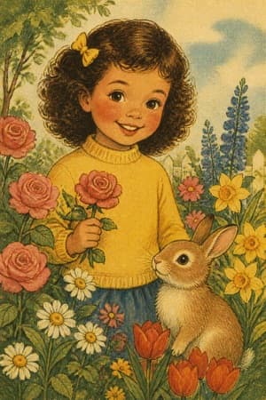 A children's bedtime story illustration in the Vintage storybook style